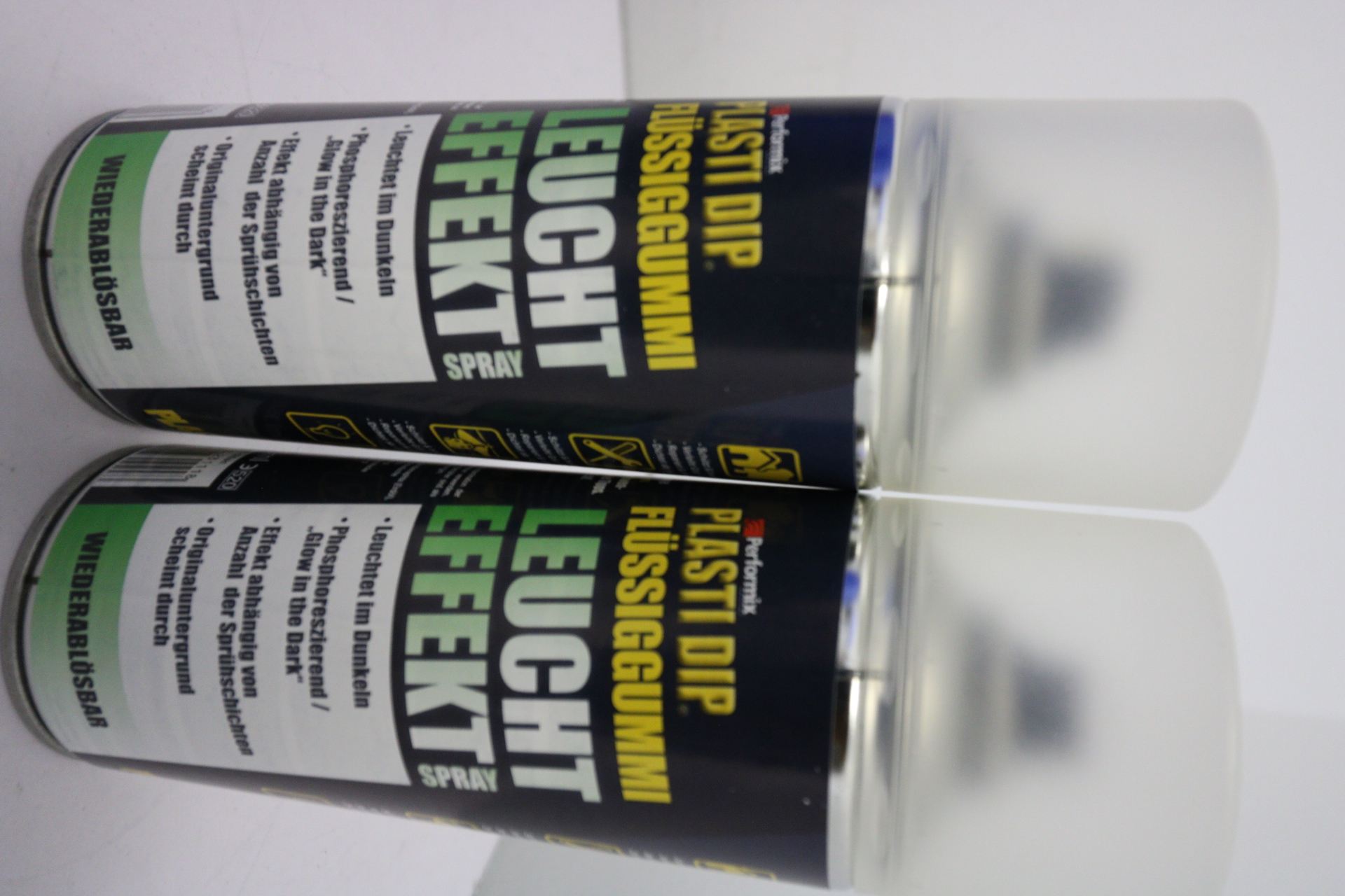 2x Plasti Dip Spray 400ml LEUCHT EFFEKT Sprühfolie Original Flüssiggummi Händler