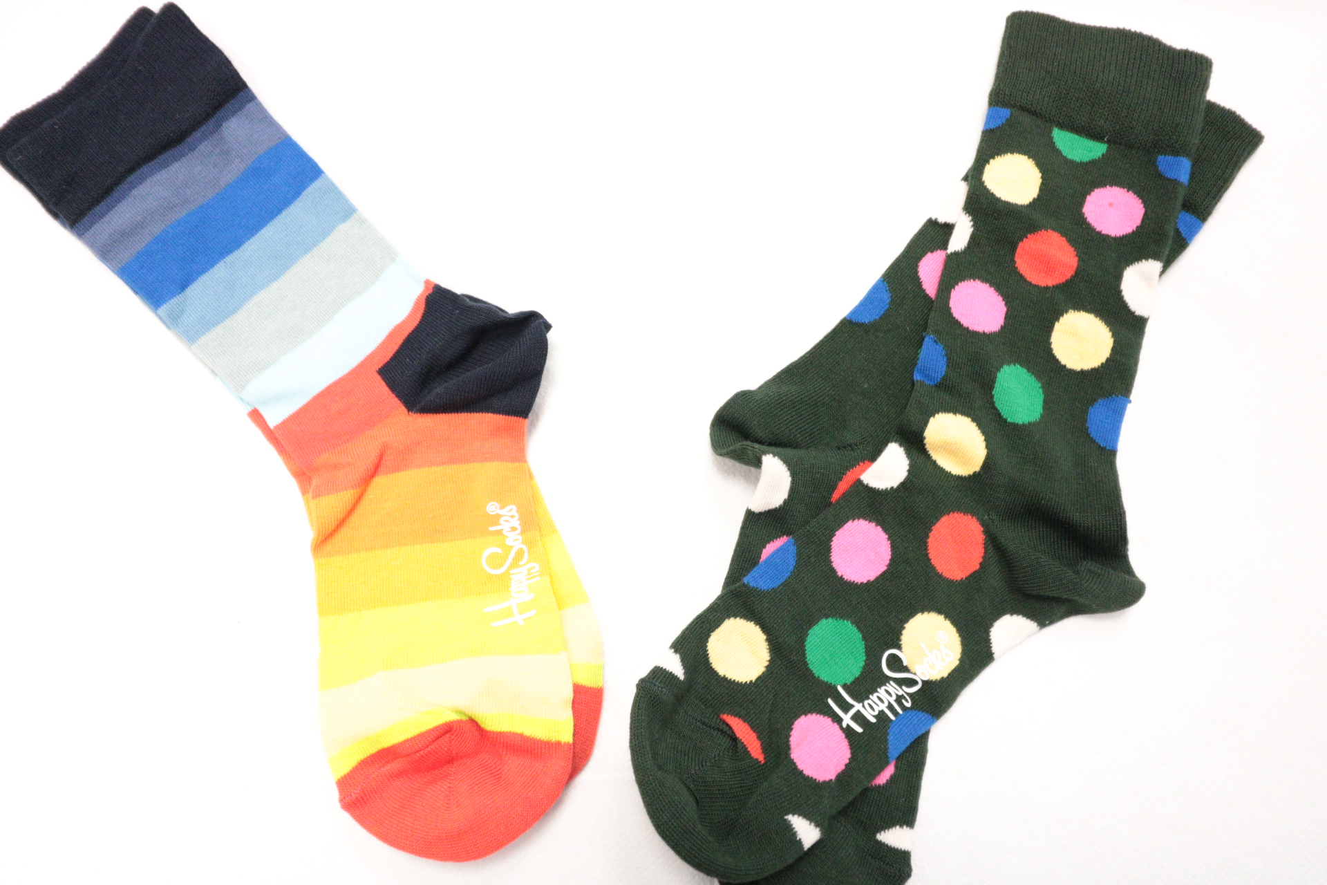 2er Pack Happy Socks Unisex Crew Socken Mehrfarbig Gr.36-40 Neu